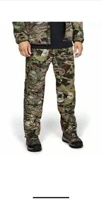 NEW Under Armour Field Ops Camo Hunting Pants Storm Men’s Sz 40 x 34 Forest NWT - Image 1 of 4