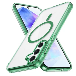 Coque Etui Magnétique Magsafe Antichoc Pour Samsung Galaxy S24 S23 Ultra A55 A35 - Zdjęcie 1 z 18