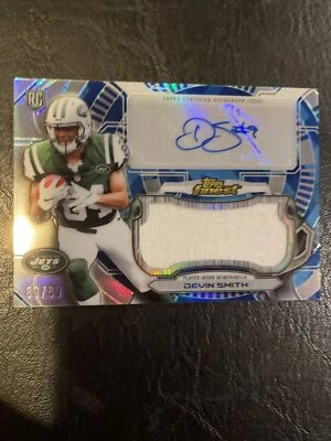 2015 Topps /60 Finest Jumbo Relic Refractor Devin Smith #AJRR-DS Rookie Auto SSP - Image 1 of 4