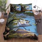 Fish Opening The Mouth Quilt Duvet Cover Set King Super King Bedspread Kids