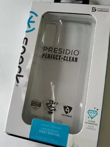 Speck Presidio Perfect Clear Case for Samsung Galaxy S20 5G Clear New OB - Picture 1 of 3