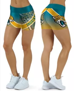 Jacksonville Jaguars Women's Shorts Size 0/2 - 12/14 - Picture 1 of 4