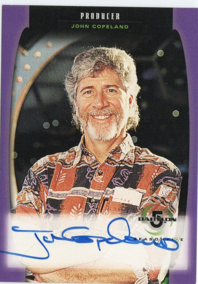 Babylon 5 Season Five SkyBox 1998 Auto Autograph A20 John Copeland Producer - Image 1 of 1
