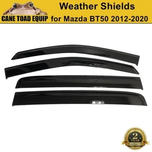 Premium Weather shields For Mazda BT50 BT-50 2012-2020 Dual Cab Weathershields W - Picture 1 of 4