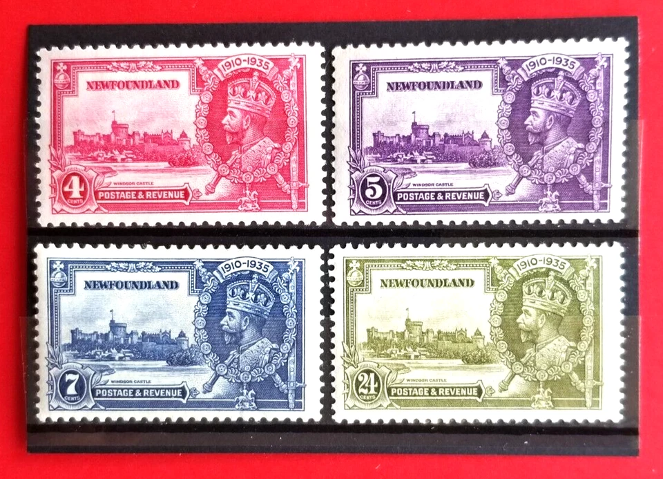 Canada Newfoundland #226-229 Silver Jubilee Issue MH - Image 1 of 1