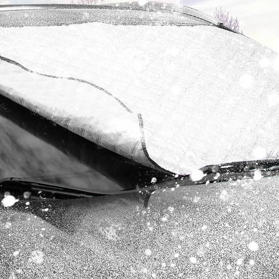1x Capa de para-brisa de veículo para janela de carro geada neve gelo poeira protetor inverno - Imagem 1 de 4