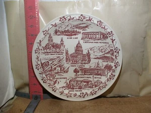 VERNON KILNS DENVER, COLORADO SOUVENIR PLATE-NO DAMAGE- - Picture 1 of 2