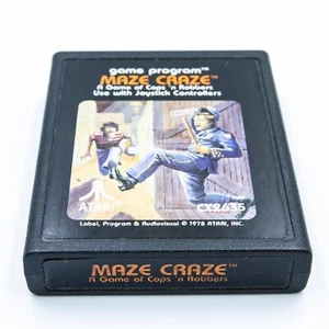 Maze Craze Atari 2600 | Cartridge Only | Picture Label 1978 | Tested & Working - Picture 1 of 3