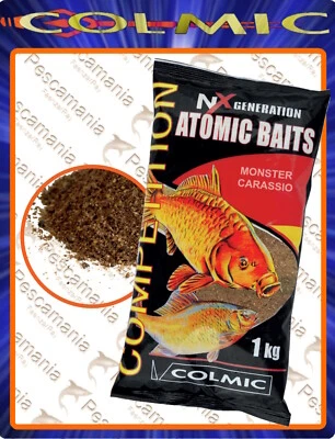 Gemahlener Fischköder Colmic Monster Karausche - Atomic Köder NX Generation KG 1 - Bild 1 von 2