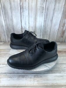 Cole Haan Zerogrand Wingtip Oxford Shoes Mens 8.5W Black Low Athletic Sneakers