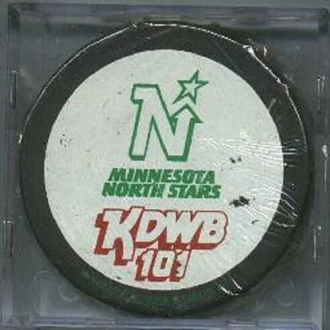 MINNESOTA NORTH STARS NHL PUCK 101KDWB BABY RUTH - #CXX #xmrk - #Lwolfe Cover