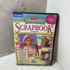 Broderbund Creating Keepsakes Scrapbooking Designer PC Software CD-Rom - Picture 1 of 9