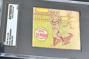 1949 M.P. & Co. Joe Dimaggio #105 SGC Authentic - Picture 1 of 2
