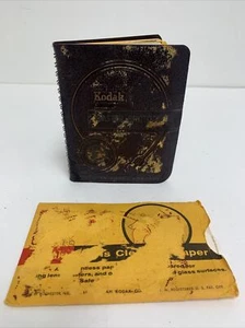 VTG Eastman Kodak Master Photoguide Mini Book Guide 1956 w Lens Cleaning Papers - Picture 1 of 6