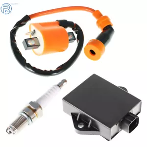 For Arctic Cat 300 2x4 4X4 Ignition Coil Spark Plug and CDI Box 1998-2005 - Bild 1 von 8