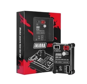 INJORA MB100-R80 20A Brushed Mini ESC for 1/24 1/18 RC Crawler Upgrade V2  - Picture 1 of 8
