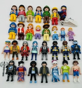 Vintage 90s Geobra Playmobile Lot Of 30 Figures 1990's Kids Various - Bild 1 von 12