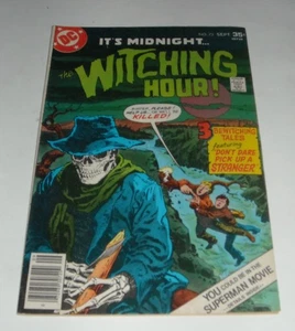 WITCHING HOUR # 73 DC COMICS HORROR September 1977 THREE TERROR TALES - Picture 1 of 8