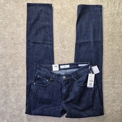 Pantalones de mezclilla Brax Chuck para hombre reales 29/34 azul lavado oscuro ajustados rectos modernos Academia Foto 1 de 4