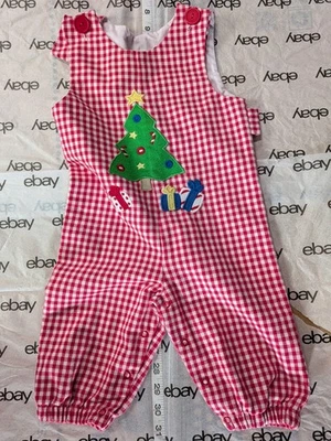 Mameluco Kelly’s Niños Aplique Árbol de Navidad Talla 12 Meses Regalo Foto 1 de 4