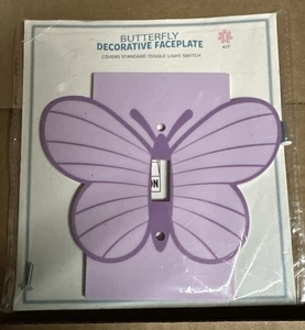 Kinder Schmetterling Deko Kipp Lichtschalter Abdeckplatte Abdeckung mit Schraube - Bild 1 von 1