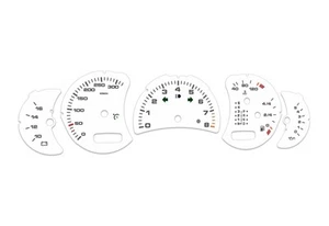 For Porsche Carrera 911, 996.2 White - Speedometer gauges from MPH to km/h - Picture 1 of 6