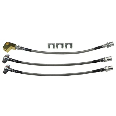 Kit de manguera de freno de acero inoxidable frenos de disco Dodge Dart Plymouth Valiant Scamp 1973-76 Foto 1 de 4