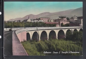 AK Sulmona Brücke S. Panfilo und Panorama O369 - Bild 1 von 1