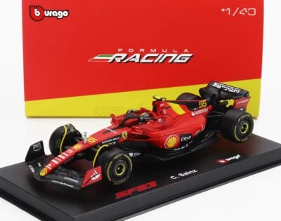 MODELLINO AUTO STATICO BURAGO FERRARI F1 SF-23 MONZA GP 2023 SAINZ VETRINA 1/43 - Immagine 1 di 4
