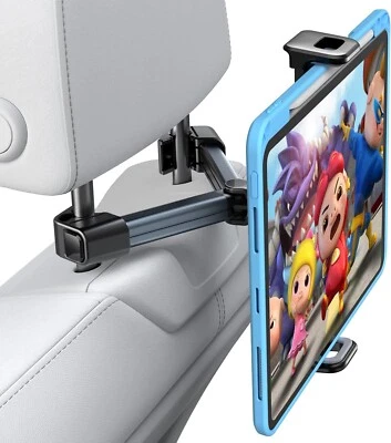 Universal Car Headrest Tablet Holder for iPad, iPhone, Samsung, Other 4.7-13" - Image 1 of 4