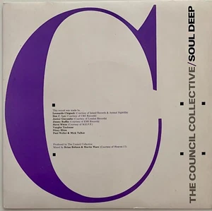 The Council Collective Soul Deep Parts 1 & 2 7" single 1984 Silver Labels Weller - Picture 1 of 4