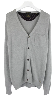 Suéter Scotch & Soda Savoir Faire Sohistique Para Hombre XL Delgado Tejido Gris Foto 1 de 4