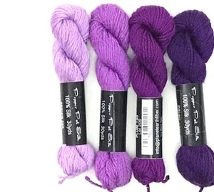 Planet Earth Pepper Pot single strand silk 4 skeins Sugarplum grape needlepoint - Picture 1 of 1