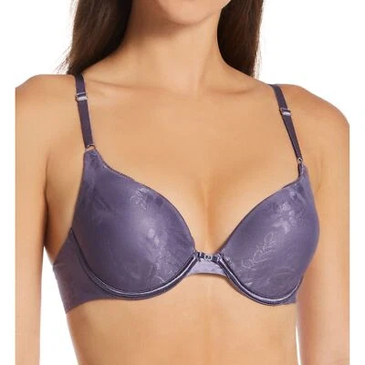 Vanity Fair by Lily Of France 2131101 Ego Boost Push Up Bra Jacquard Sz.34A - Image 1 of 4