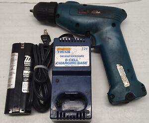 Makita Cordless Driver Drill 6172D DC97.2V with Battery and Charger Working Used