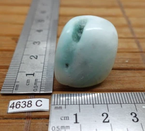 AIGUE MARINE bleu (béryl) 17,2g importée du Brésil pierre naturelle roulée reiki - Picture 1 of 5