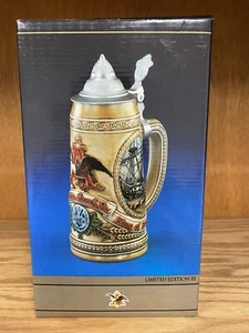 Tomorrow's Treasures Anheuser-Busch Limited Edition III Lidded Stein 1986 NEW - Picture 1 of 3