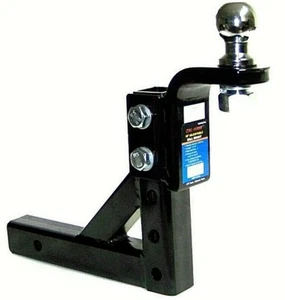 10" Drop Hitch Ball Mount Adjustable Trailer 2" Receiver with 1-7/8" Hitch Ball - Picture 1 of 1