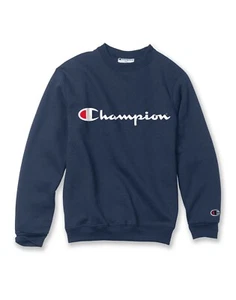 Champion kid's Athletic Double Dry Sweatshirt Script Logo size M - Picture 1 of 1