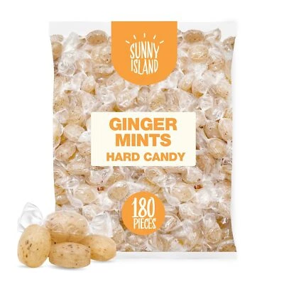 Ginger Mints Hard Candy, 2-Pound Bag (About 180 Pieces) - Image 1 of 4