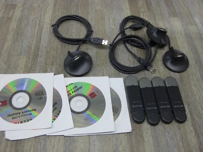 4PC NEW  Belkin Wireless G WiFi F5D7050 Desktop & Laptop  USB Network Adapter - Image 1 of 4