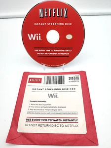 2010 NETFLIX INSTANT STREAMING DISC - Wii - OFFICIAL NINTENDO SEAL ON DISC - Picture 1 of 4