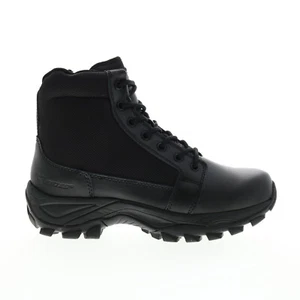 Bates Fuse Mid Side Zip E06506 Mens Black Leather Lace Up Tactical Boots - Picture 1 of 8