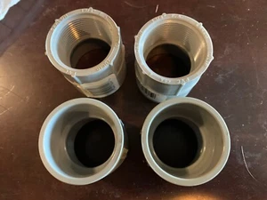 1 1/4" Conduit Adapter, 1.25 Inch Sch 40 Female Adapter, 4 PCs, Carlon E942G - Picture 1 of 3