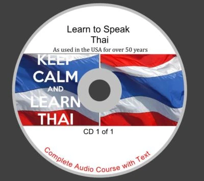 Learn Thai - Complete Audio and Text Course on 1 CD Rom Disk - Image 1 of 4