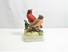 Vintage Gorham Hand Painted Porcelain Bird Figurine Music Box Made in Japan
