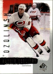 2000-01 SP Authentic Hockey #18 Sandis Ozolinsh