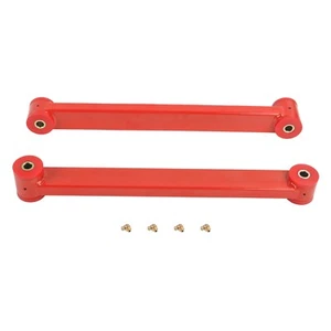 Red Non-Adjustable Lower Control Arms For 2005-2014 Ford Mustang 2-Door - Picture 1 of 12