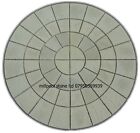 2.56m Buff Rotunda Circle Patio Paving Slabs Stone Garden (delivery Exceptions) 