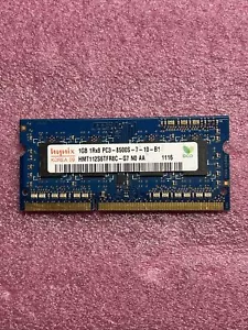 2GB 2x1GB HMT112S6AFR6C-G7N0 AA Hynix 1GB PC3-8500 DDR3-1066MHz non-ECC B1 - Picture 1 of 4